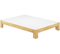 Elegante Futon matrimoniale Pino con materasso 140x200 su doghe rigide 60.67-14M