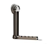 Elegante gancio appendiabiti da porta per riporre cappelli, borse e asciugamani dietro le porte (grigio)