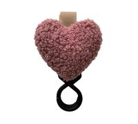 Elegante gancio per passeggino a forma di cuore, accessorio aggiuntivo per lo shopping, viaggi, gancio essenziale per passeggino per un facile trasporto