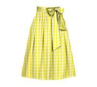 Elegante grembiule Dirndl da donna in lunghezza midi con fiocco, pratico accessorio Dirndl per feste popolari e feste bavaresi, vestibilità normale, #023, S