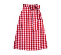 Elegante grembiule Dirndl da donna in lunghezza midi con fiocco, pratico accessorio Dirndl per feste popolari e feste bavaresi, vestibilità normale, #021, M