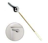 Elegante gruppo maniglia leva scarico WC cromato adatto perfettamente alla maggi