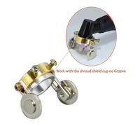 Elegante guida distanziale doppia ruota in metallo compatibile con varie frese a