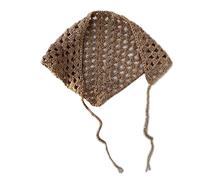 Elegante Headwrap Crochet Per Fascia Per Triangolo Bine Bine Dorso Per Head Wrap Neckerchief Capelli Bandana Accessorio FO