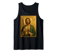 Elegante Icona cattolica di San Giuda Taddeo Canotta
