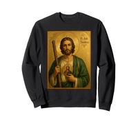 Elegante Icona cattolica di San Giuda Taddeo Felpa
