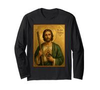 Elegante Icona cattolica di San Giuda Taddeo Maglia a Manica