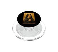Elegante icona cattolica di Santa Bernadette PopSockets PopGrip per MagSafe
