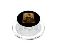 Elegante Icona Cattolica di Santa Chiara d'Assisi PopSockets PopGrip per MagSafe