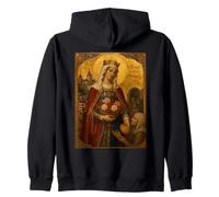 Elegante Icona cattolica di Santa Elisabetta d'Ungheria Felpa con Cappuccio