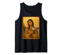 Elegante Icona cattolica di Santa Kateri Tekakwitha Canotta