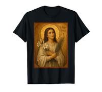 Elegante Icona Cattolica di Santa Maria Goretti Maglietta