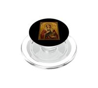 Elegante icona cattolica di Sant'Abigail PopSockets PopGrip per MagSafe