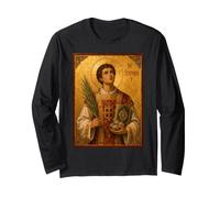 Elegante Icona cattolica di Santo Stefano Maglia a Manica