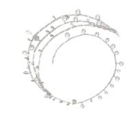 Elegante imitazione perle cintura gioielli design regolabile per feste abiti quotidiani e occasioni speciali delicato ciondolo conchiglia gioielli in vita