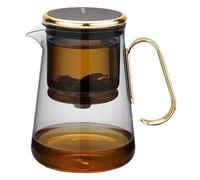Elegante infusore per tè in foglie mobili, bollitore in magnetico | Teiera con colino per foglie di tè in e sfuso, elegante infusore per tè con manico, 5,91 x 3,94 x 3,94 pollici