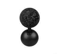 Elegante joystick per auto con borchie di diamante, migliora l'estetica del veicolo e il piacere di guida (nero)