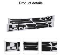 Elegante kit guarnizioni interni in vinile nero per BMW E70 dal 2007 al 2013