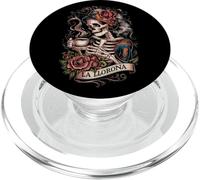 Elegante La Llorona Floral Skeleton Art PopSockets PopGrip per MagSafe
