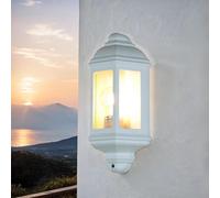 Elegante Lampada da Nave IN Bianco Luce per Esterni E27 60W Parete Cortile