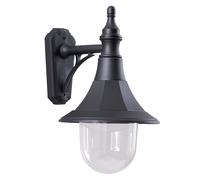 Elegante Lampada Da Parete JONES Nera IP44 Maritime Per Esterni Lantern