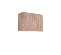 Elegante lampada da parete rosa, corpo in metallo e tessuto, diametro 31-21 cm, altezza 22 cm, LED da 3 W, funzionamento a batteria, IP20, elegante illuminazione per ogni stanza