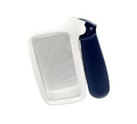 Elegante lente d'ingrandimento rettangolare pieghevole con LED per una visione chiara nelle attività quotidiane da parte degli anziani, vetro di ingrandimento con luce