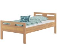 Elegante letto 100x200 ANCHE per ANZIANI in Faggio con doghe confort 60.74-10FV