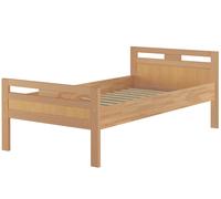 Elegante letto 100x200 ANCHE per ANZIANI in Faggio con doghe rigide 60.74-10