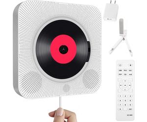 Elegante lettore CD portatile, altoparlante HiFi Bluetooth: il tuo compagno ideale per feste, massaggi o momenti di relax.