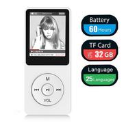 Elegante lettore MP3/MP4, supporto visualizzatore di foto, porta mini USB, LCD da 1,8", lettore di musica digitale, lettore multimediale, lettore