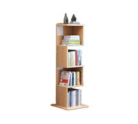 Elegante libreria nera multistrato, design combinato, base in legno massello, mensola angolare (121,9 cm), perfetta per la decorazione della casa e l'organizzazione