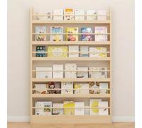 Elegante libreria salvaspazio in legno a 6 ripiani, design per bambini e soggiorno, 50 cm L x 9,9 cm P x 178,1 cm H, soluzione funzionale e moderna per riporre oggetti