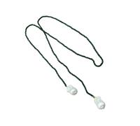 Elegante lungo verde spinello e perle d'imitazione strato collana di perline per le donne gioielli di moda lunga collana di perline verde spinello, Misura unica, come descritto, come descritto