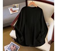 Elegante maglietta bianca a maniche lunghe e lunghezza media per donna, maglietta a vestibilità morbida come sottomaglia L,M,S,XL,XSTessuto in maglia