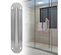 Elegante Maniglia per Porta in Acciaio Inossidabile per Uffici e Hotel, Durevole e Resistente Alla Ruggine, 2 Forme, 5 Dimensioni (Manico ovale grande (280 * 65mm))