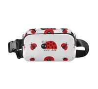 Elegante marsupio a tracolla per donne, uomini, adolescenti, impermeabile, da viaggio, con tracolla regolabile, per shopping, sport, lavoro, sette stelle, caratteristico, cartone animato, rosso, Sette
