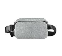 Elegante Marsupio Borsa a Tracolla Argento Glitter Texture Argento Brillante Donna Uomo Piccola Cintura Petto Marsupio con Cinturino Regolabile per Esercizio Corsa Escursionismo, Argento Texture