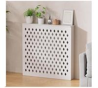 Elegante mensola portaoggetti per armadietto, copertura per termosifone, 90 x 80 x 15 cm, decorazione funzionale per la casa, soggiorno e ufficio, multiplo