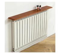 Elegante mensola sospesa per piante, pannello in legno antipolvere per casa, hotel e asilo, decorazione salvaspazio per termosifoni, design anti-fumo (130 x 16 x 2,2 cm)