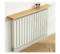 Elegante mensola sospesa per termosifoni, pannello di visualizzazione in legno antipolvere per casa, hotel, cameretta (130 x 16 x 2,2 cm) - Soluzione funzionale per il supporto e la conservazione