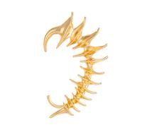Elegante Metallo Scheletro Orecchio Clip Unisex Skeleton Ear Wrap Orecchini Per Gli Uomini E Le Donne Accessori Costume di Halloween Gioielli Personalizzati, Misura unica, come descritto, come