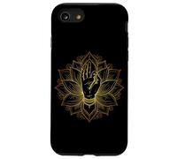 Elegante Minimal Mudra Mano Lotus Buddismo Meditazione Custodia per iPhone SE (2020) / 7/8