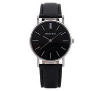 Elegante moda con cinturino quadrante orologio in pelle orologio donna orologio analogico, E, One Size