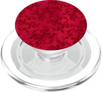 Elegante modello vintage grunge damascato rosso scuro PopSockets PopGrip per MagSafe