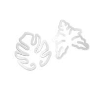 Elegante Monstera Leaf Grapples Robusto Acrilico Pianta Grapples Unico Estetica Crescita Aiuto