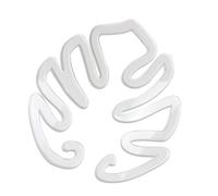 Elegante Monstera Leaf Grapples Robusto Acrilico Pianta Grapples Unico Estetico Acrilico Palo