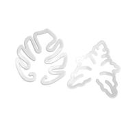 Elegante Monstera Leaf Grapples Robusto Acrilico Pianta Grapples Unico Estetico Acrilico Palo