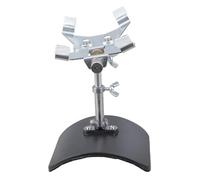 Elegante morsetto argento chitarra con base in metallo antiscivolo nero accessori per chitarra per musicisti esibizioni
