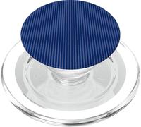Elegante motivo a righe sottili blu navy PopSockets PopGrip per MagSafe